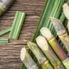 Sugarcane is a giant tropical grass from the family Graminaceae, whose stalk has the particular capacity to store a crystallizable sugar, sucrose. Its main use is in industrial processing of the stalks to make rum